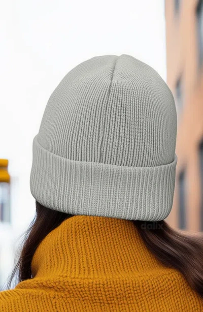Dalix Martini Beanie Cap In Gray