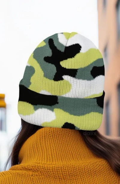 Dalix Espresso Martini Beanie Cap In Green