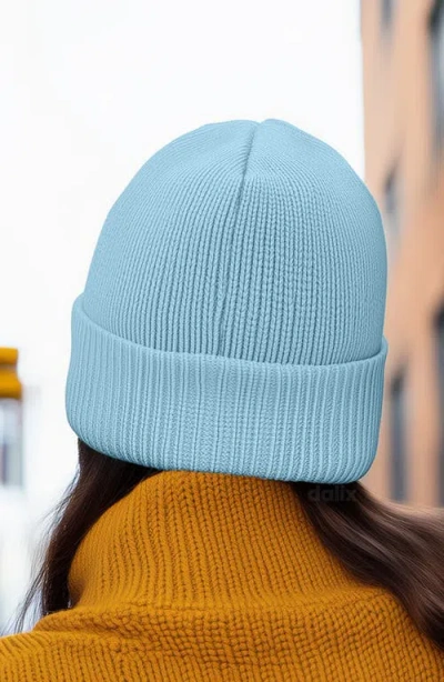Dalix Espresso Martini Beanie Cap In Blue