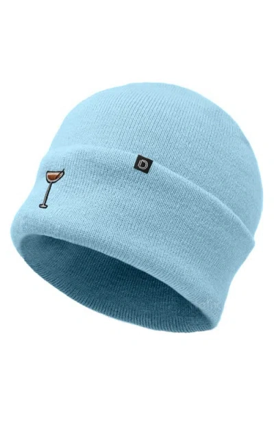 Dalix Espresso Martini Beanie Cap In Blue