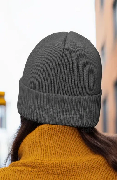Dalix Espresso Martini Beanie Cap In Gray
