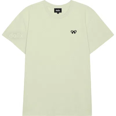 Dalix Womens Bow Lightweight Everyday Tee In Green
