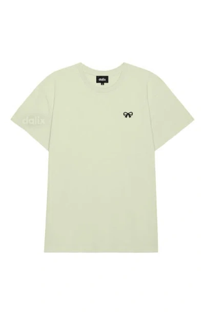 Dalix Womens Bow Lightweight Everyday Tee In Green
