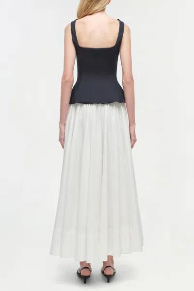 Simkhai Womens Black Multi Jolynn Scoop-neckline Woven Midi Dress