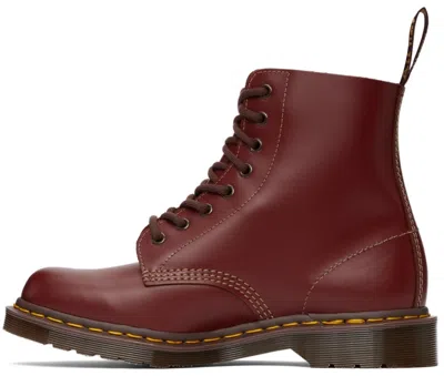 Dr. Martens Dr.martens Smooth Boots In Cherry Color Leather In Brown