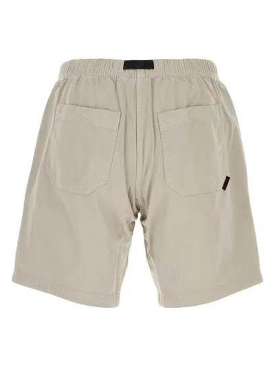 Gramicci Dove Grey Cotton Ridge Bermuda Shorts In Neutral