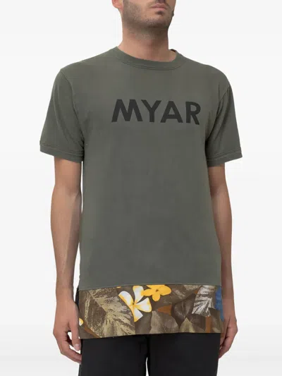 Myar Logo-print T-shirt In Green
