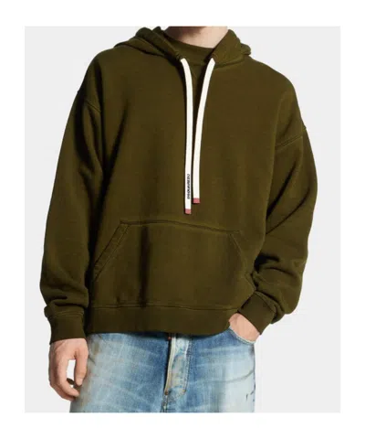 Dsquared2 Hooded Sweater Kangaroo Pocket In Multi