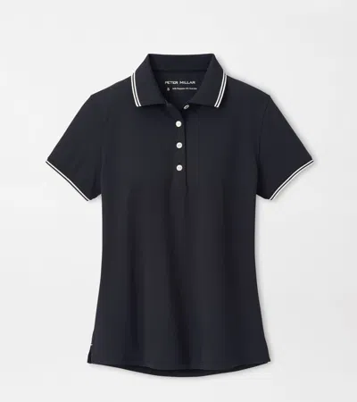 Peter Millar Canterbury Tipped Sport Mesh Short-sleeve Polo In Multi