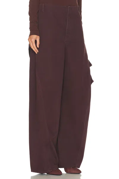 Alaïa Cargo Pant In Brown