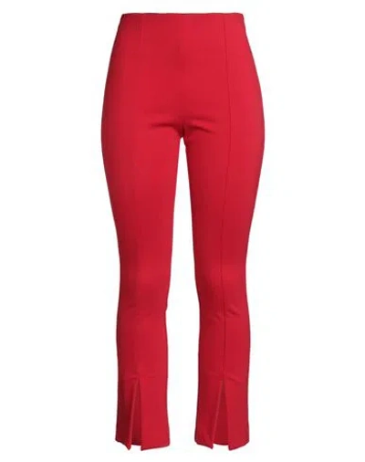 Meimeij Woman Pants Red Size 6 Viscose, Elastane In Red