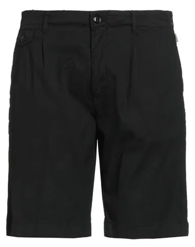 Liu •jo Man Man Shorts & Bermuda Shorts Black Size 34 Cotton, Elastane In Black