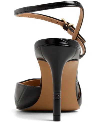 Aldo Women's Kymmberly Asymmetric Ankle-strap High-heel Pumps In Black