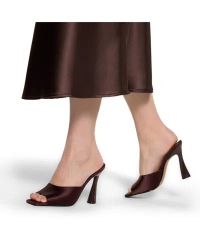 Aldo Women's Open-toe High Heel Dress Sandals In Brown