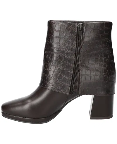 Easy Street Women's Sutton Square Toe Ankle Boots In Brown