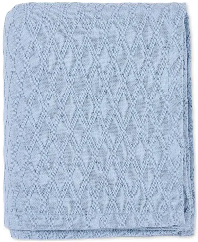 Ralph Lauren Classic Cotton Blanket, Twin In Multi