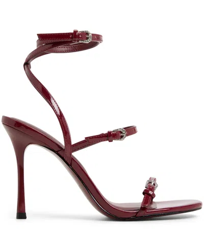 Aldo Women's Jamielynn Strappy Ankle-wrap High-heel Dress Sandals In Red