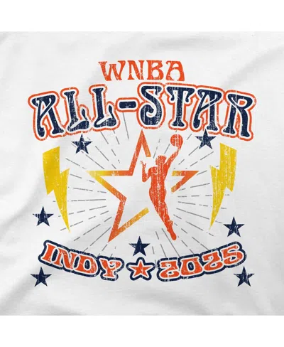 Stadium Essentials Women's White 2025 Wnba All-star Game The Road Cropped T-shirt In White