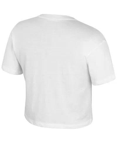 Stadium Essentials Women's White 2025 Wnba All-star Game The Road Cropped T-shirt In White