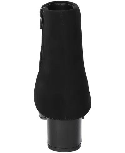 Easy Street Sutton Foldover Cuff Platform Bootie In Black