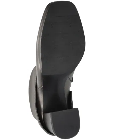 Easy Street Sutton Foldover Cuff Platform Bootie In Silver