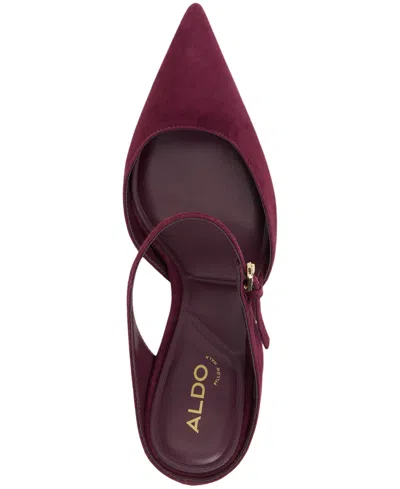 Aldo Women's Sidnney Two-piece Pointed Toe High Heel Pumps In Red