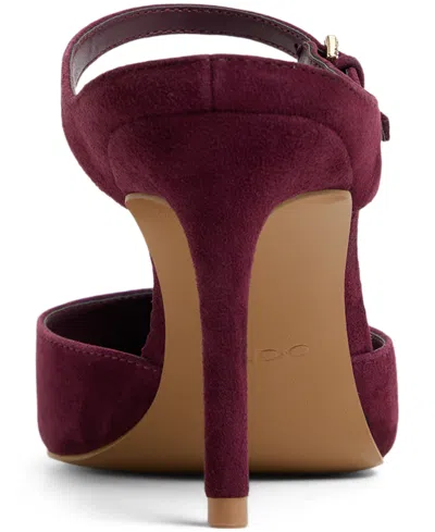 Aldo Women's Sidnney Two-piece Pointed Toe High Heel Pumps In Red