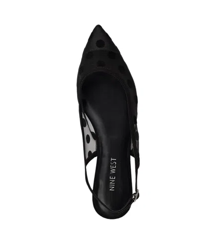 Nine West Women's Brin Mesh Ballet Flats In Black