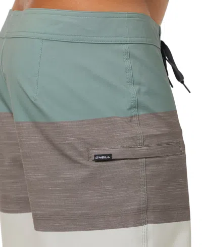 O'neill Hyperfreak Heat Block Swim Trunks In Green