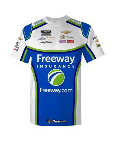 Trackhouse Racing Team Collection Men's Blue Daniel Suarez Freeway Uniform T-shirt In Blue