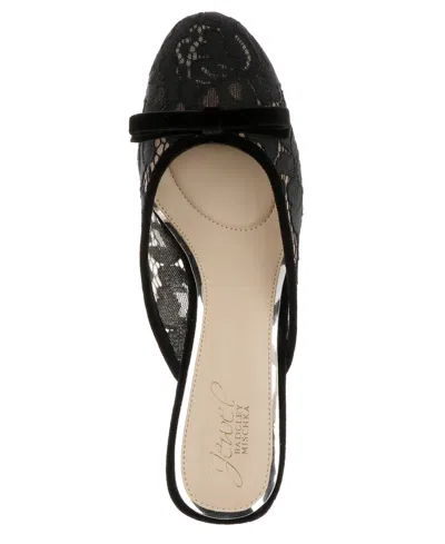 Jewel Badgley Mischka Women's Elliott Evening Mules In Black