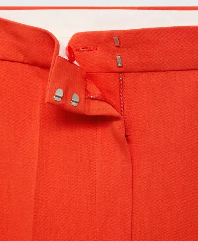Mango Women's Straight Mid-rise Suit Pants In Red