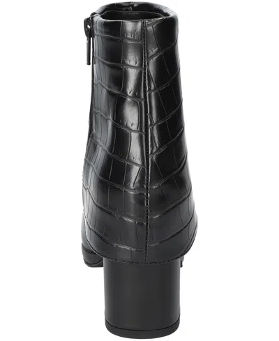 Easy Street Women's Sutton Square Toe Ankle Boots In Black