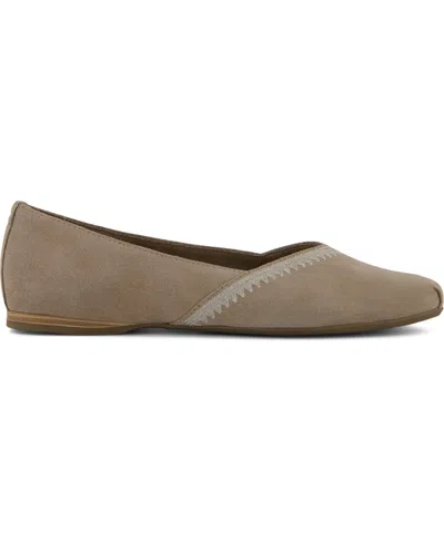 Toms Women's Gemma Ballet Flats In Sand