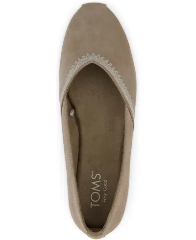 Toms Women's Gemma Ballet Flats In Sand