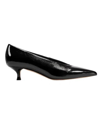 Marc Fisher Ltd Cecile Leather Pumps In Black