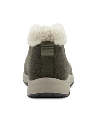 Easy Spirit Women's Treepose Cozy Slipper Booties In Gray