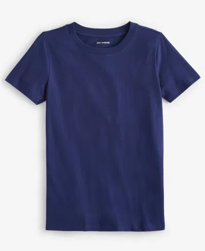 Epic Threads Little And Big Boys Solid T-shirt, Created For Macy's In Blue