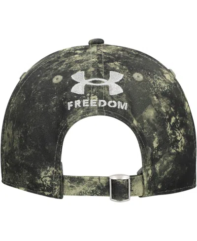 Under Armour Men's Camo Auburn Tigers Freedom Collection Blitzing Performance Adjustable Hat In Black