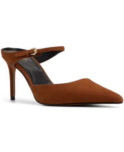 Aldo Women's Sidnney Two-piece Pointed Toe High Heel Pumps In Brown
