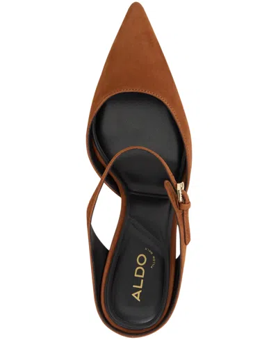 Aldo Women's Sidnney Two-piece Pointed Toe High Heel Pumps In Brown
