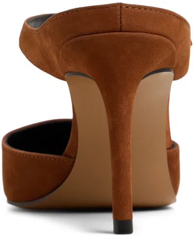 Aldo Women's Sidnney Two-piece Pointed Toe High Heel Pumps In Brown