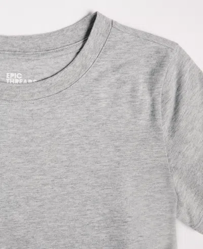 Epic Threads Little And Big Boys Solid T-shirt, Created For Macy's In Gray