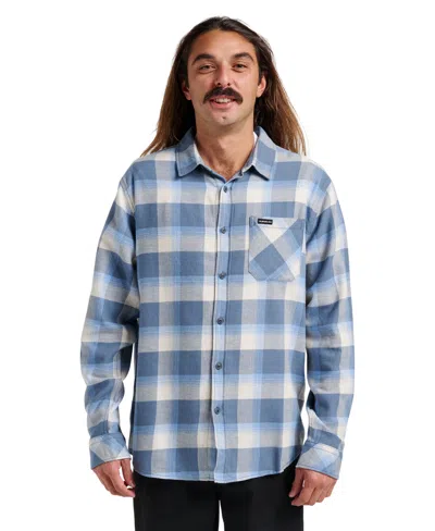 Quiksilver Men's Penmar Check Flannel Shirt In Blue