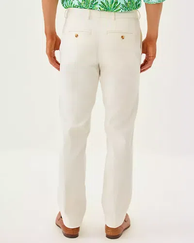 Lilly Pulitzer Men's Stuff 34" Mizner Stretch Pant In White