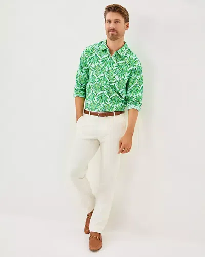 Lilly Pulitzer Men's Stuff 34" Mizner Stretch Pant In White