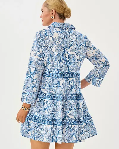 Lilly Pulitzer Angie Shirtdress In Blue