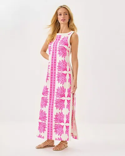Lilly Pulitzer Eleanora Maxi Shift Romper In Multi