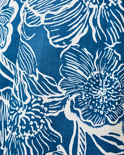 Lilly Pulitzer Lala Skirted Romper In Blue