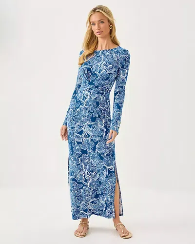 Lilly Pulitzer Alessani Maxi Dress In Blue